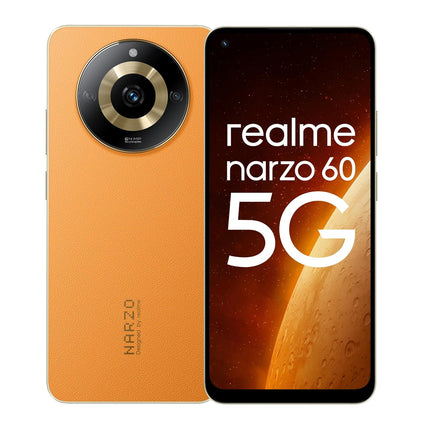 REALME Narzo 60 5G Mars Orange 256GB Front Display – SaarBazaar