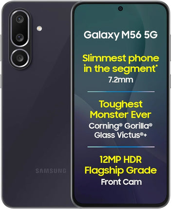 Samsung M56 5G (Black, 256 GB) (8 GB RAM) (Open Box)