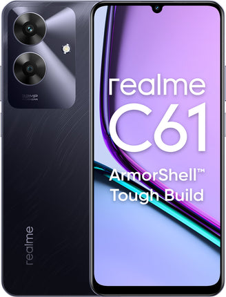 REALME C61 (MARBLE BLACK, 4GB RAM, 64GB STORAGE)