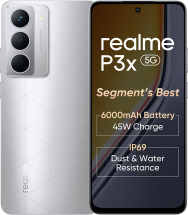 REALME P3X 5G (LUNAR SILVER, 8GB RAM, 128GB STORAGE)