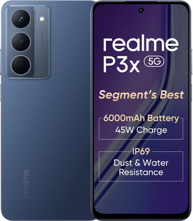 REALME P3X 5G (MIDNIGHT BLUE, 6GB RAM, 128GB STORAGE)