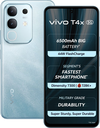 VIVO T4X 5G (MARINE BLUE, 6GB RAM, 128GB STORAGE)