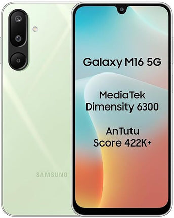 SAMSUNG GALAXY M16 5G (MINT GREEN, 6GB RAM, 128GB STORAGE)
