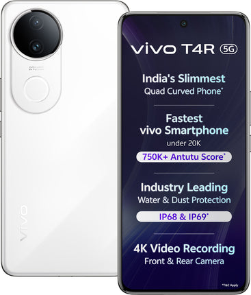 VIVO T4R 5G (ARCTIC WHITE, 8GB RAM, 128GB STORAGE)