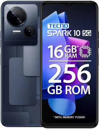 TECNO SPARK 10 5G (META BLACK, 128 GB) (8 GB RAM)