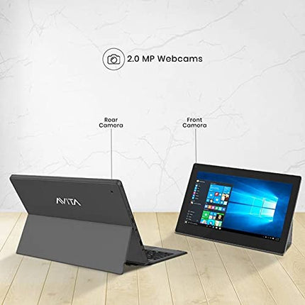 AVITA COSMOS 2 IN 1 INTEL CELERON DUAL CORE - (4 GB/64 GB EMMC STORAGE/WINDOWS 10 HOME) NS12T5IN025P 2 IN 1 LAPTOP (11.6 INCHES(28CM), CHARCOAL GREY, 1.327 KG)
