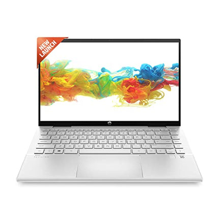 HP PAVILION X360 11TH GEN INTEL CORE I7 14 INCHES FHD MULTITOUCH 2IN1 LAPTOP (16GB RAM/512GB SSD/B&O/WINDOWS 11 HOME/FPR/BACKLIT KB/INTEL IRIS XE GRAPHICS/PEN/ALEXA/MS OFFICE/SILVER/1.52KG)14-DY1047TU