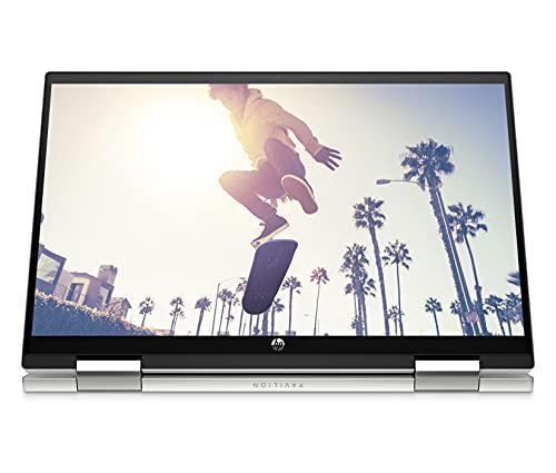 HP PAVILION X360 11TH GEN INTEL CORE I3 14 INCHES FHD, IPS, CONVERTIBLE LAPTOP (8GB RAM/256GB SSD/AUDIO BY B&O/WINDOWS 11 HOME MS OFFICE/NATURAL SILVER/1.52 KG) -14-DY0190TU