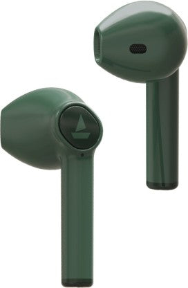 BOAT AIRDOPES 131 WITH UPTO 60 HOURS AND ASAP CHARGE BLUETOOTH HEADSET (VIPER GREEN, TRUE WIRELESS)
