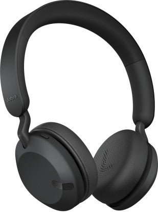 JABRA ELITE 45H WIRELESS BLUETOOTH ON EAR HEADPHONES WITH MIC BLUETOOTH HEADSET (TITANIUM BLACK, ON THE EAR)