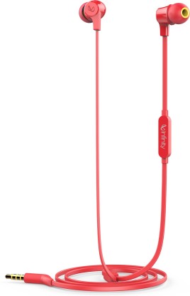 INFINITY BY HARMAN ZIP 100 WIRED HEADSET (RED, IN THE EAR)