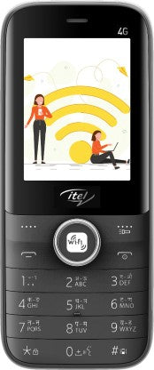 ITEL MAGIC2 4G (WIFI, HOTSPOT TETHERING) (BLACK)