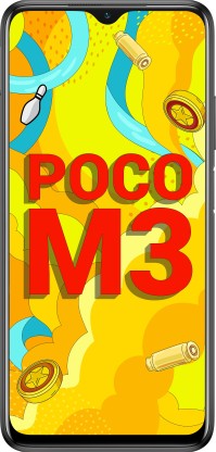 POCO M3 (Power Black, 64 GB) (4 GB RAM)