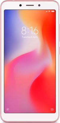Redmi 6 (Rose Gold, 64 GB)  (3 GB RAM)