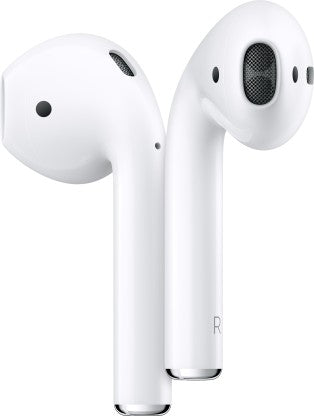 APPLE AIRPODS(2ND GEN) WITH CHARGING CASE BLUETOOTH HEADSET WITH MIC (WHITE, TRUE WIRELESS)
