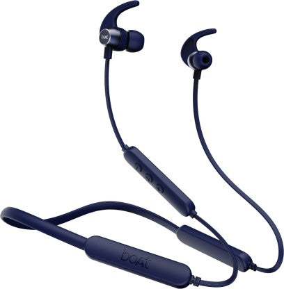 BOAT ROCKERZ 255 PRO+ /258 PRO+ WITH ASAP CHARGE AND UPTO 40 HOURS PLAYBACK BLUETOOTH HEADSET (NAVY BLUE, IN THE EAR)