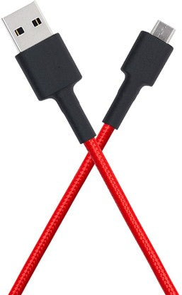 MI MICRO USB CABLE 2 A 1 M 21026 (COMPATIBLE WITH MOBILE, RED, ONE CABLE)