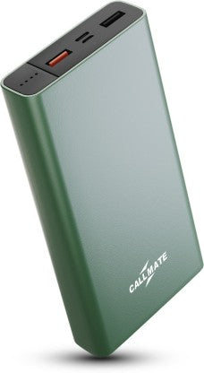 CALLMATE 20000 MAH POWER BANK (18 W, FAST CHARGING) (GREEN, LITHIUM POLYMER)