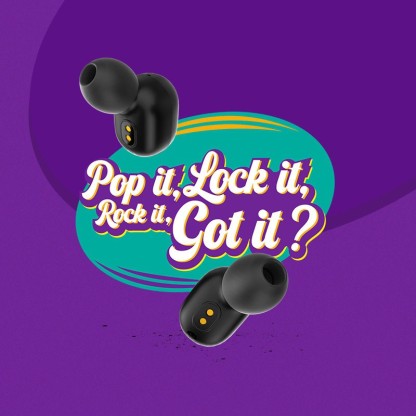 REDMI EARBUDS 2C TRULY WIRELESS EARBUDS WITH BLUETOOTH 5.0, UPTO 12 HRS PLAYBACK BLUETOOTH HEADSET  (BLACK, TRUE WIRELESS)