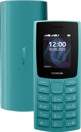 NOKIA 105 4G TA-1557 DUAL SIM KEYPAD PHONE (CYAN) [Activated] [GRADE A]