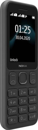 NOKIA 125, DUAL SIM KEYPAD PHONE (BLACK) [Activated] [GRADE A]