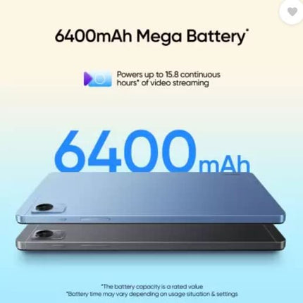 realme tab battery