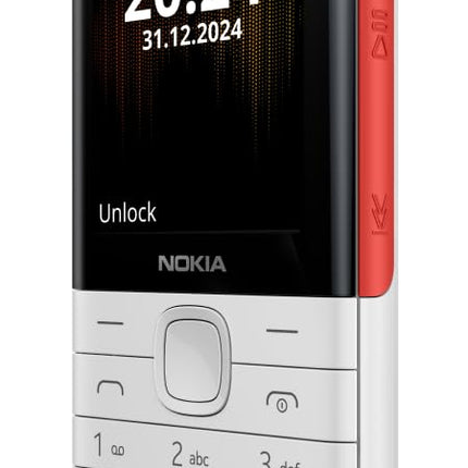 NOKIA 5310, DUAL SIM KEYPAD PHONE (WHITE,RED) [Activated] [GRADE A]