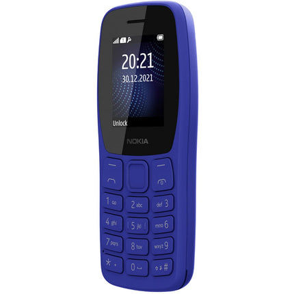 NOKIA 105 CLASSIC, SINGLE SIM, WITHOUT CHARGER KEYPAD PHONE (BLUE) [Activated] [GRADE A]