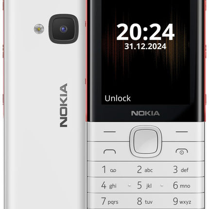 NOKIA 5310, DUAL SIM KEYPAD PHONE (WHITE,RED) [Activated] [GRADE A]