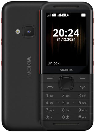 NOKIA 5310, DUAL SIM KEYPAD PHONE (BLACK, RED) [Activated] [GRADE A]