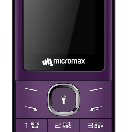 MICROMAX X 513 PLUS KEYPAD PHONE (PURPLE) [Activated] [GRADE A]