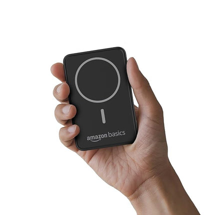 AMAZON BASICS 10000MAH 20W FAST CHARGING POWER BANK (15W WIRELESS OUTPUT, BLACK) [Activated] [GRADE A]