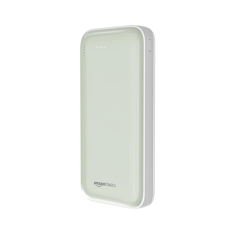 AMAZON BASICS 20000MAH (22.5W FAST CHARGING POWER BANK, LIME GREEN) [Activated] [GRADE A]