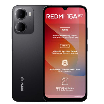 Redmi 15A 5G | 1 Year Warranty