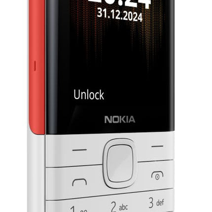 NOKIA 5310, DUAL SIM KEYPAD PHONE (WHITE,RED) [Activated] [GRADE A]