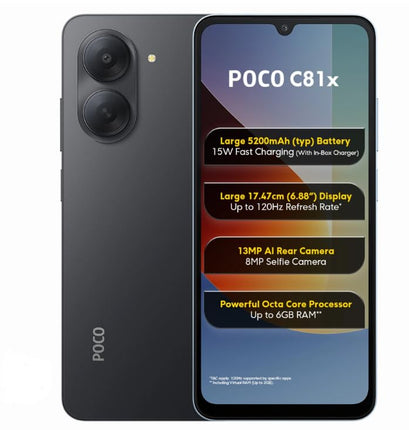 POCO C81X | 1 Year Warranty