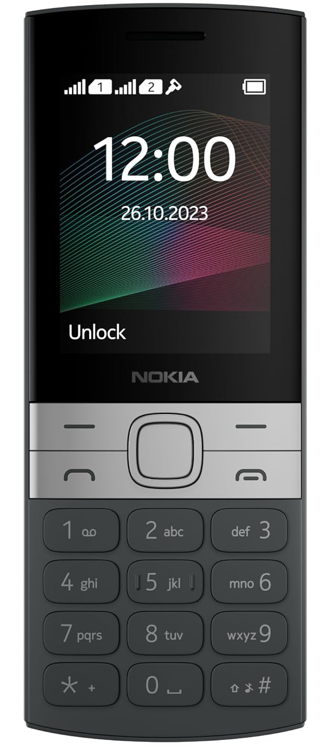 NOKIA 150, DUAL SIM KEYPAD PHONE (BLACK) [Activated] [GRADE A]
