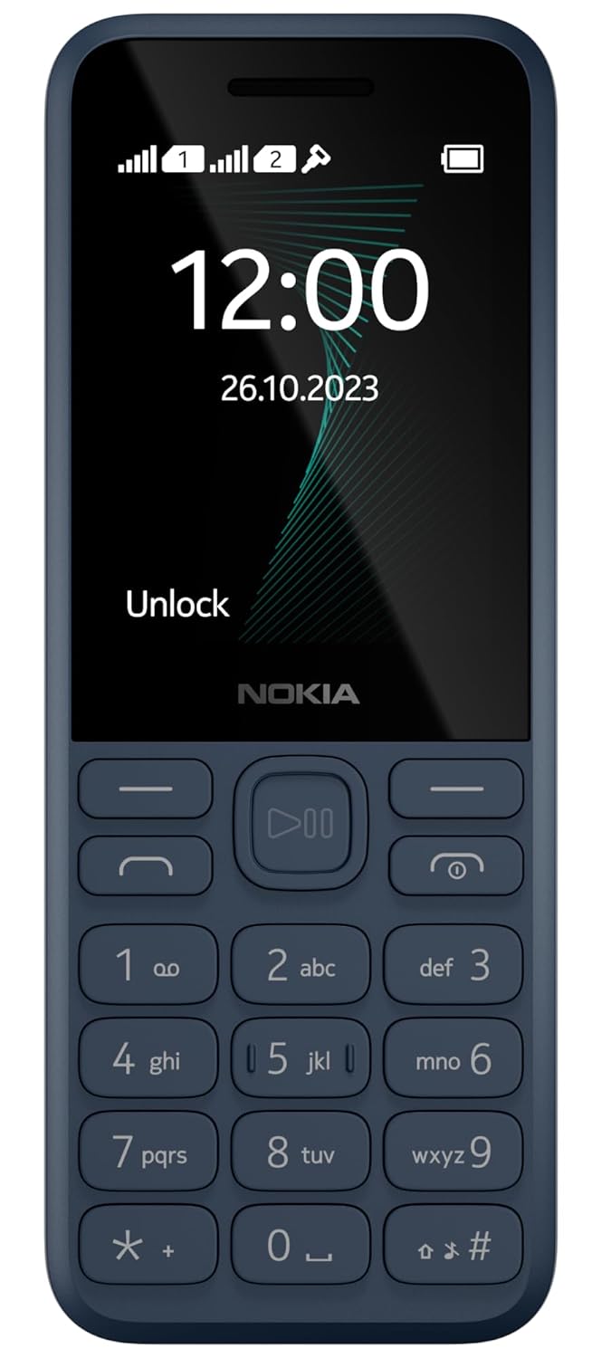 NOKIA 130, MUSIC DUAL SIM KEYPAD PHONE (DARK BLUE) [Activated] [GRADE A]