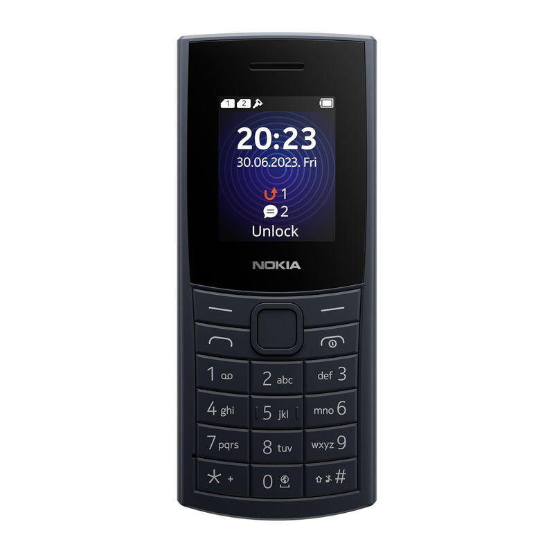 NOKIA 110 4G, DUAL SIM KEYPAD PHONE (BLUE) [Activated] [GRADE A]