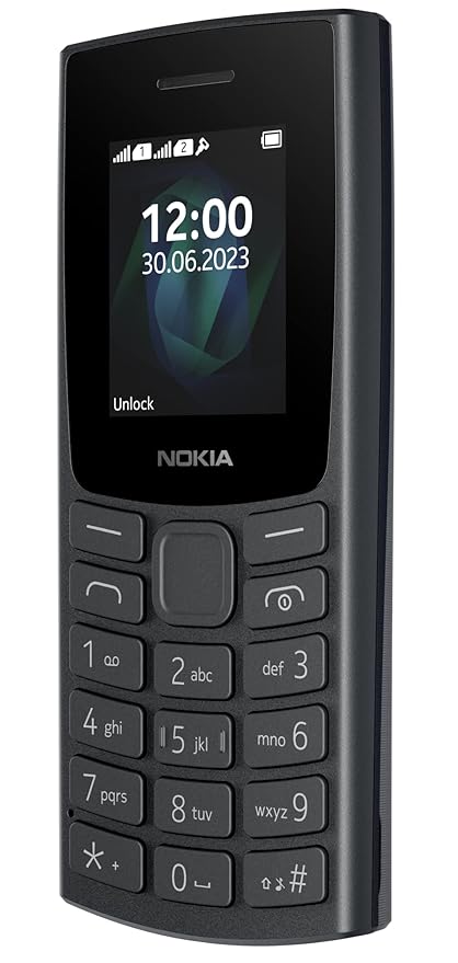 NOKIA ALL-NEW 105 SINGLE SIM KEYPAD PHONE (CHARCOAL) [Activated] [GRADE B]