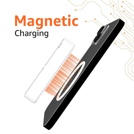 AMAZON BASICS 10000MAH 20W FAST CHARGING POWER BANK (15W WIRELESS OUTPUT, WHITE) [Activated] [GRADE A]