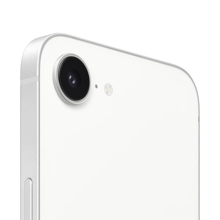 iPhone 16e 128 GB: Built for Apple Intelligence, A18 Chip, Supersized Battery Life, 48MP Fusion. Camera, 15.40 cm (6.1″) Super Retina XDR Display; White (Open Box)