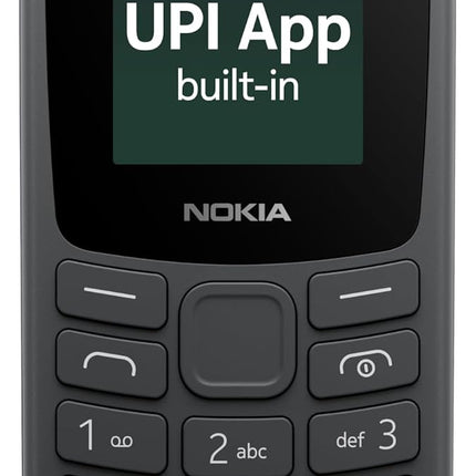 NOKIA ALL-NEW 105 SINGLE SIM KEYPAD PHONE (CHARCOAL) [Activated] [GRADE A]