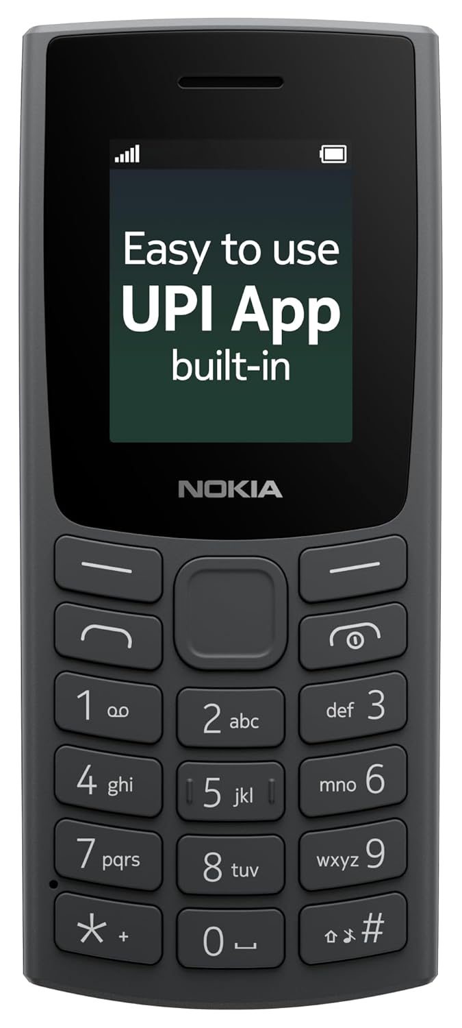 NOKIA ALL-NEW 105 SINGLE SIM KEYPAD PHONE (CHARCOAL) [Activated] [GRADE A]