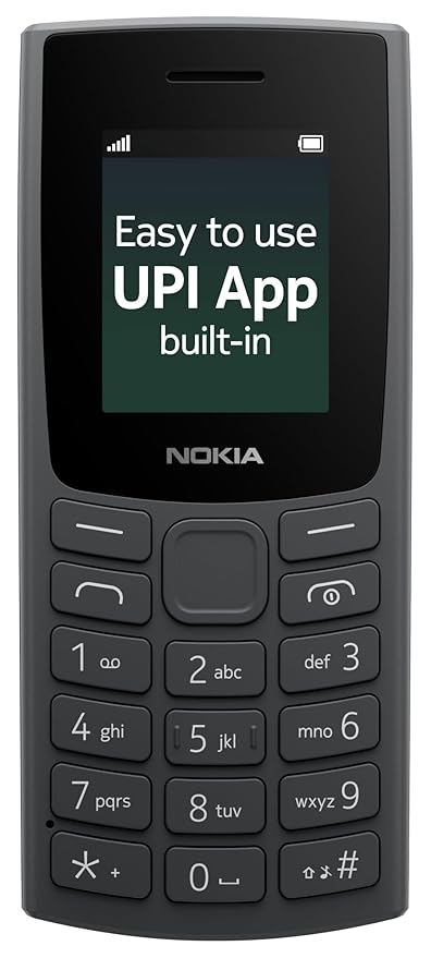NOKIA ALL-NEW 105 SINGLE SIM KEYPAD PHONE (CHARCOAL) [Activated] [GRADE C]