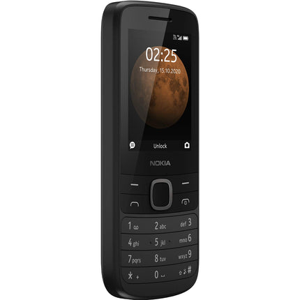 NOKIA 225 4G, DUAL SIM KEYPAD PHONE (BLACK) [Activated] [GRADE A]