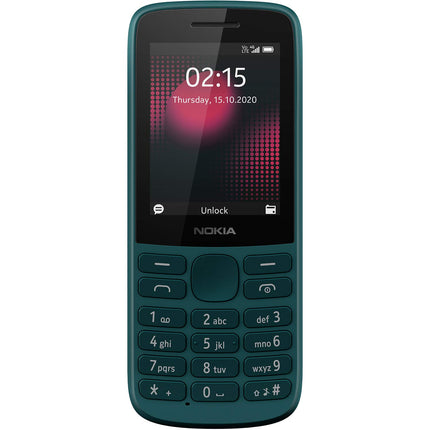 NOKIA 215 4G, DUAL SIM KEYPAD PHONE (GREEN) [Activated] [GRADE A]