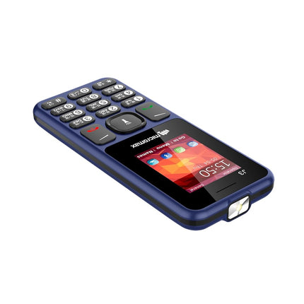 MICROMAX J3  KEYPAD PHONE (BLUE) [Activated] [GRADE A]