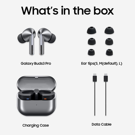 SAMSUNG GALAXY BUDS 3 PRO WITH GALAXY AI (SILVER) [Activated] [GRADE A]