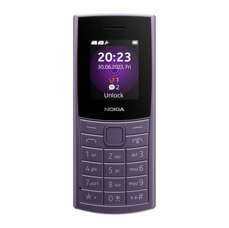 NOKIA 110 4G, DUAL SIM KEYPAD PHONE (ARCTIC PURPLE) [Activated] [GRADE A]